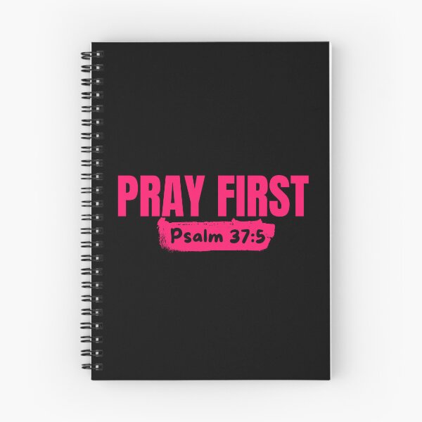 Item preview, Pray First - Christian Prayer - Pink Typography Design designed and sold by MoriaStore.