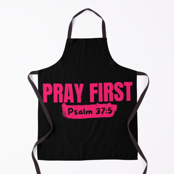 Item preview, Pray First - Christian Prayer - Pink Typography Design designed and sold by MoriaStore.