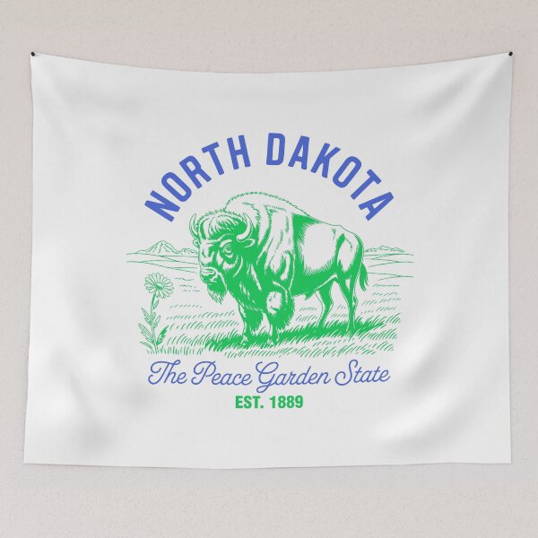 Item preview, North Dakota The Peace Garden State designed and sold by Whereiskim.