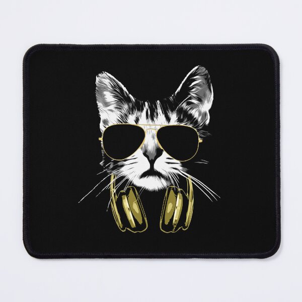 Item preview, Cool Cat Aviator Sunglasses Headphones Music designed and sold by marke770.