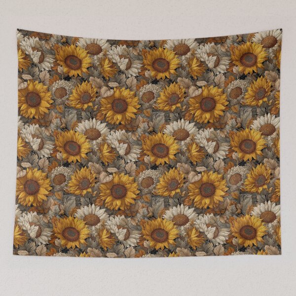 Item preview, Soft Sunflower Print  - Birth Flower Pattern - Best Gifts For Dad designed and sold by RoyalStarsPatts.