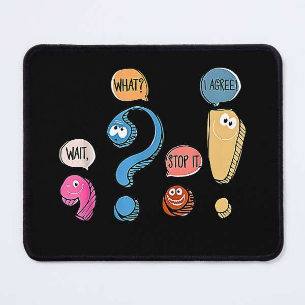 Item preview, Funny Punctuation Pals Grammar Cartoon Teacher Gift designed and sold by Methahshop.