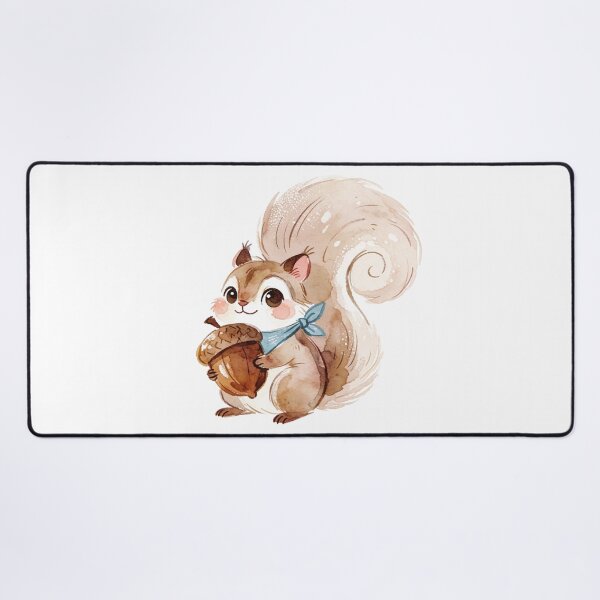 Item preview, Autumn Squirrel with Acorn | Cute Cottagecore Forest Animal designed and sold by AillustriaAK.