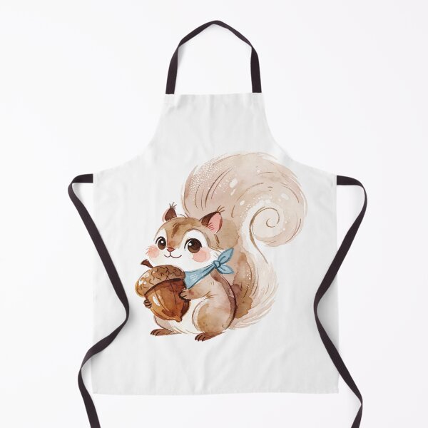 Item preview, Autumn Squirrel with Acorn | Cute Cottagecore Forest Animal designed and sold by AillustriaAK.