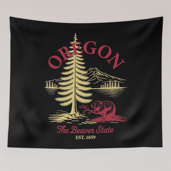 Item preview, Oregon The Beaver State designed and sold by Whereiskim.