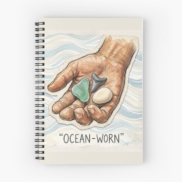 Item preview, Ocean-Worn Shirt | Coastal Beachcomber Treasure Illustration designed and sold by DmaarGroup.