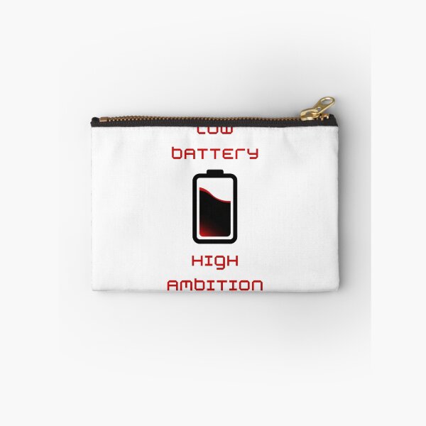 Item preview, Low Battery High Ambition Funny text gift vibe life 2026 designed and sold by NK Design Lab.