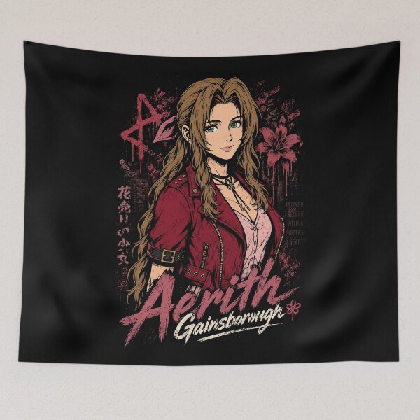 Item preview, Aerith Gainsborough - Flower Theme designed and sold by superhetero.