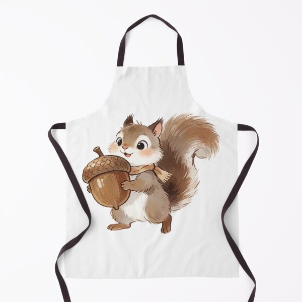Item preview, Autumn Squirrel with Acorn | Cute Cottagecore Forest Animal designed and sold by AillustriaAK.