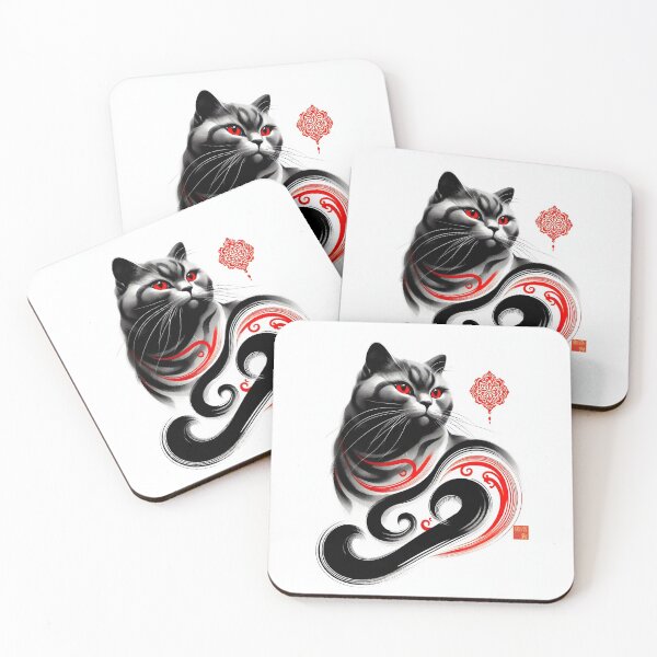 Item preview, GALOGO - The Ink Spirit Collection – Scarlet Guardian designed and sold by GALOGO – Art for Sighthounds & Animal Welfare.