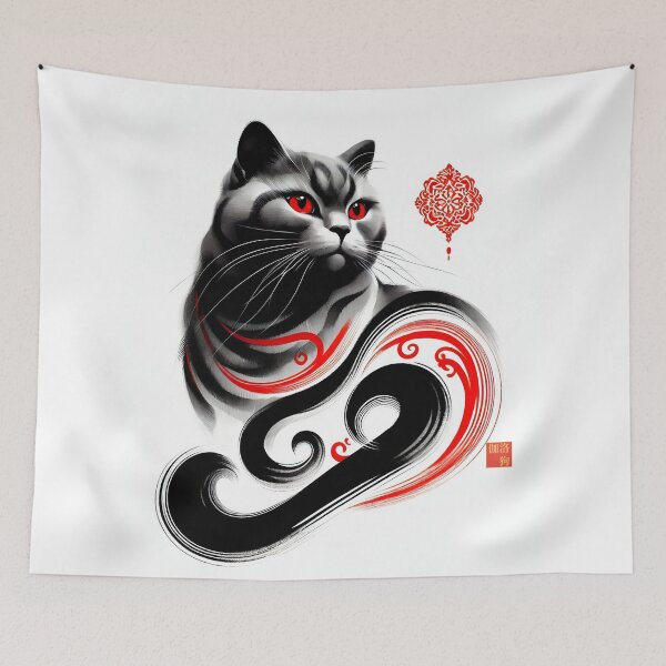 Item preview, GALOGO - The Ink Spirit Collection – Scarlet Guardian designed and sold by GALOGO – Art for Sighthounds & Animal Welfare.