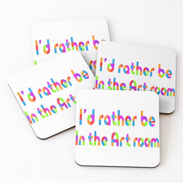 Item preview, I'd rather be in the Art room designed and sold by ThatCoolArtTeacher.