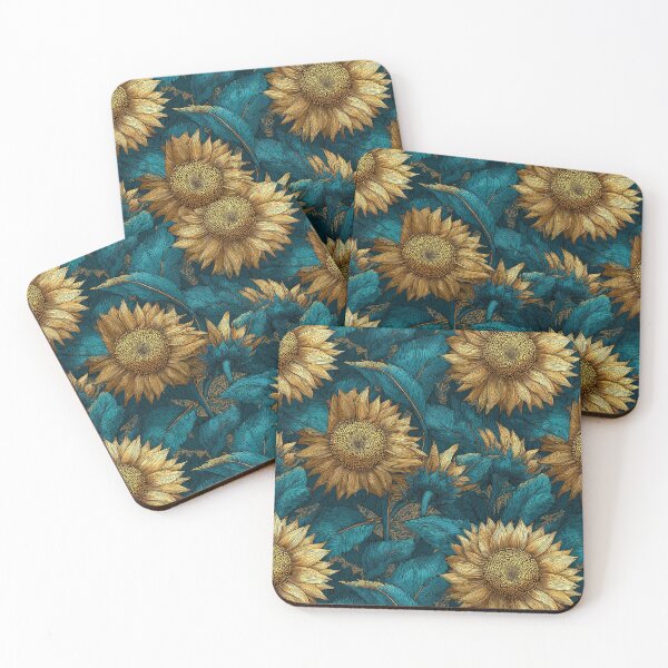 Item preview, Lush Sunflower Texture - Flower Floral Pattern - Birthday Gifts For Dad designed and sold by RoyalStarsPatts.