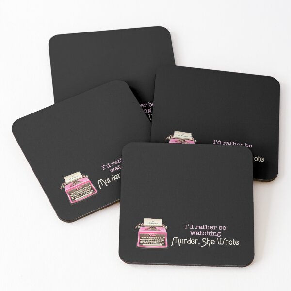 Item preview, I’d Rather Be Watching… (Pink on Black) designed and sold by PawsitiveMum3.