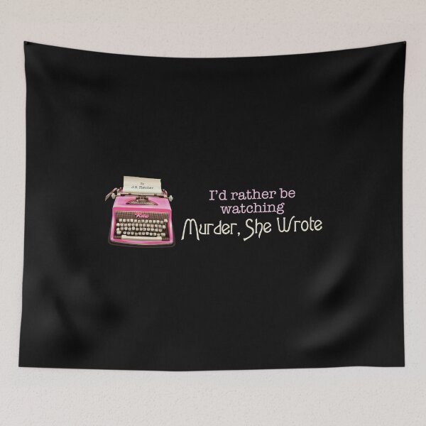 Item preview, I’d Rather Be Watching… (Pink on Black) designed and sold by PawsitiveMum3.