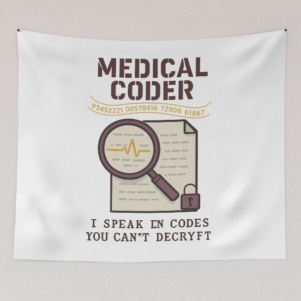Item preview, Medical Coder I Speak in Codes You Can't Decrypt — Funny Medical Billing Coding Gift designed and sold by EXATEES  ⭐⭐⭐⭐⭐.