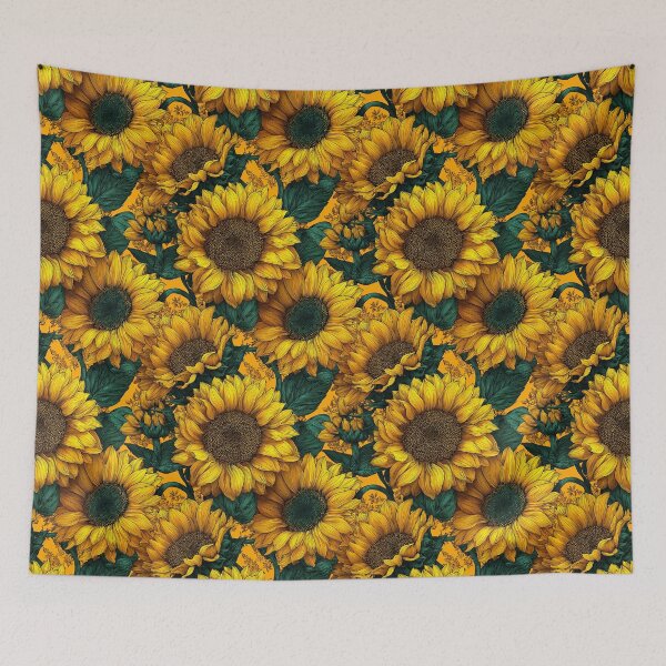 Item preview, Trendy Sunflower Texture  - Birth Flower Pattern - Birthday Gifts For Girlfriend designed and sold by RoyalStarsPatts.