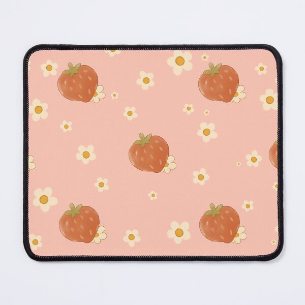 Item preview, Seamless Straberry and flowers pattern designed and sold by LemonDrizzleArt.