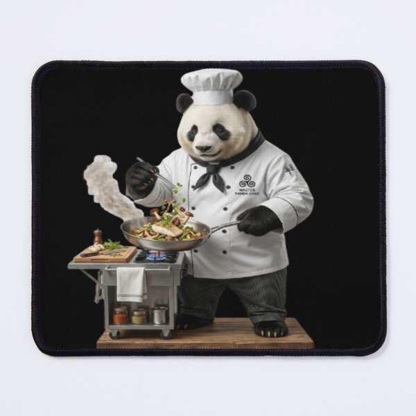 Item preview, Panda Chef Cooking in Professional Uniform designed and sold by DailySparks.