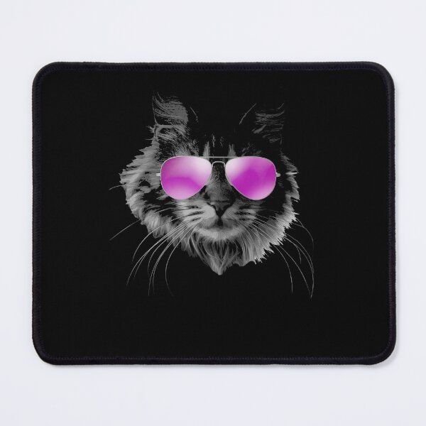 Item preview, Cool Cat Pink Aviator Sunglasses Bright Green designed and sold by marke770.