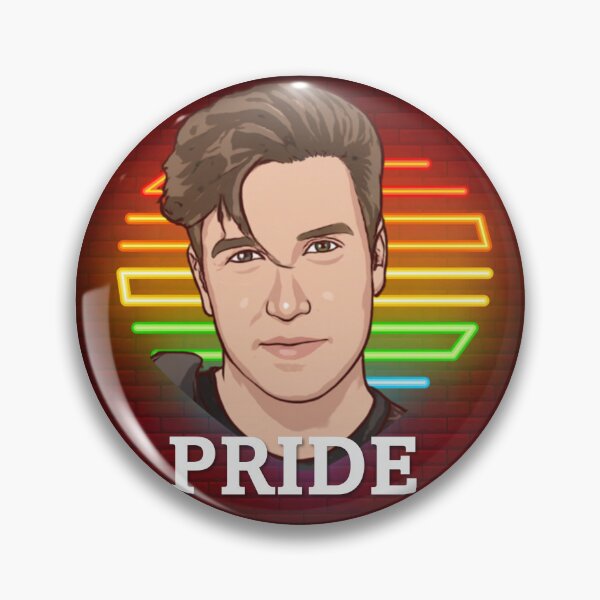 Item preview, Logan - Pride button & stickers designed and sold by SBACreations.