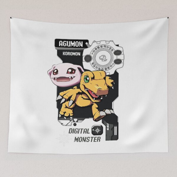 Item preview, AGUMON KOROMON DIGIMON DIGITAL MONSTER designed and sold by rabardock.