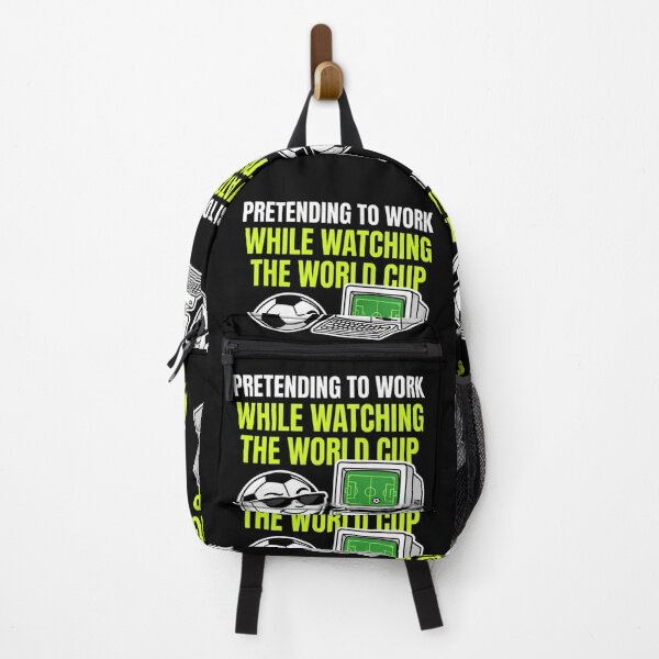 Item preview, Watching Football At Work Sarcastic Laptop Sticker . designed and sold by  BreedCraft Studio.