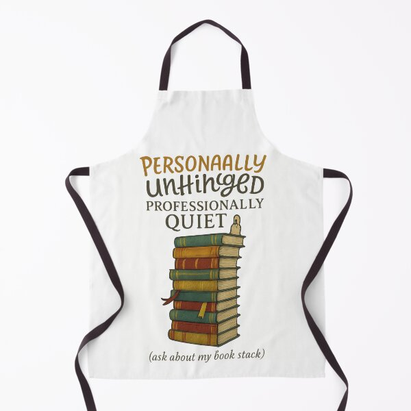 Item preview, Librarian Professionally Quiet Personally Unhinged — Funny Librarian Book Lover Gift designed and sold by EXATEES ⭐⭐⭐⭐⭐.