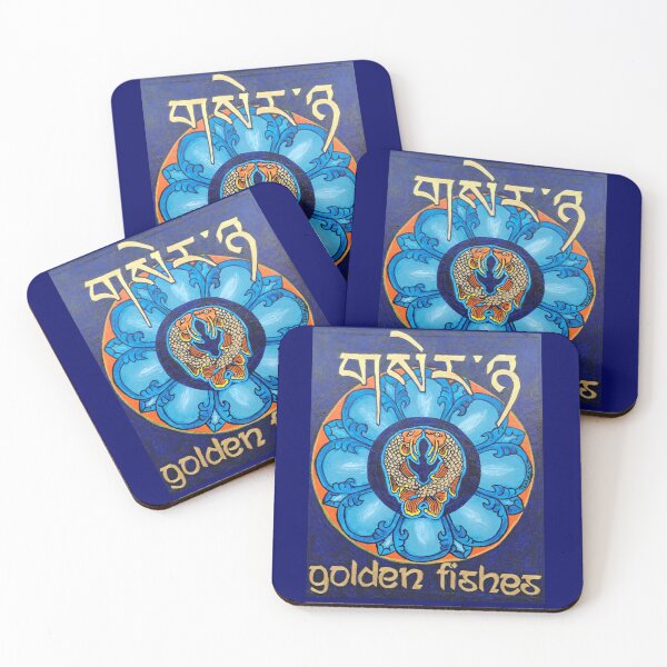 Item preview, Auspicious Golden Fishes in lotus designed and sold by TathagataFamily.