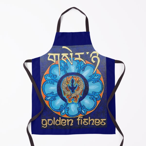 Item preview, Auspicious Golden Fishes in lotus designed and sold by TathagataFamily.