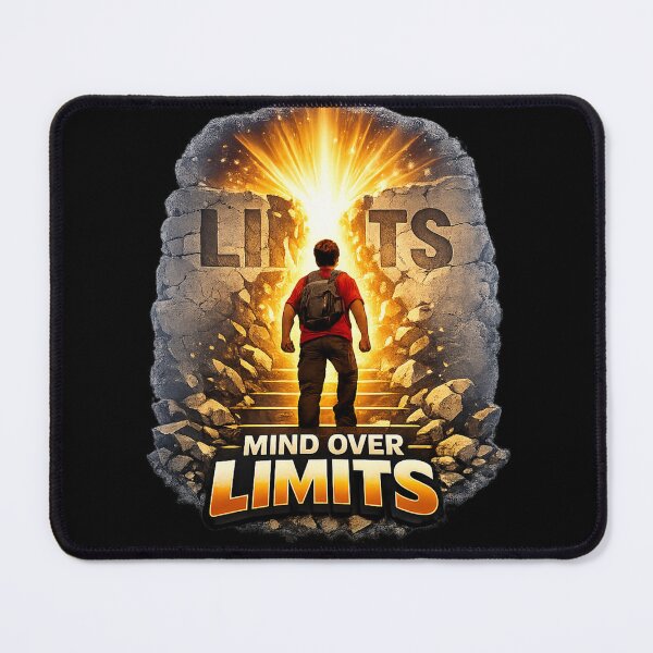 Item preview, Mind Over Limits Motivational Wall Breaker Art designed and sold by ArtoryWorks.