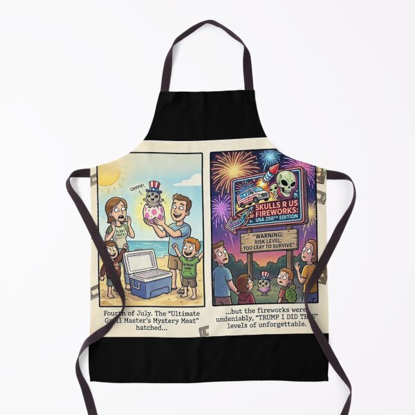 Item preview, Fourth of July Backyard Barbecue Disaster Comic designed and sold by dragonmotor7.