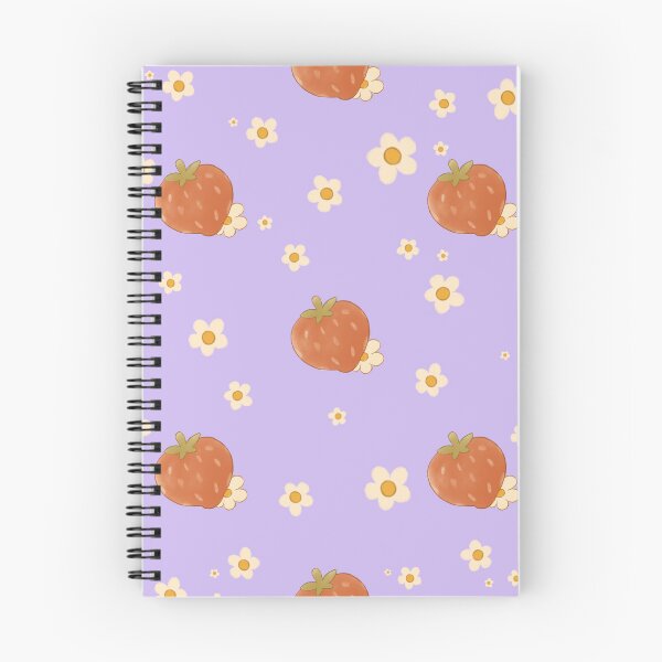 Item preview, Seamless Straberry and flowers pattern - Purple! designed and sold by LemonDrizzleArt.