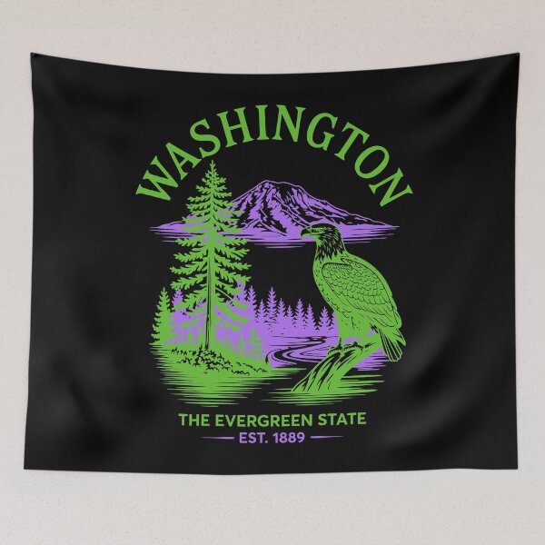 Item preview, Washington The Evergreen State designed and sold by Whereiskim.