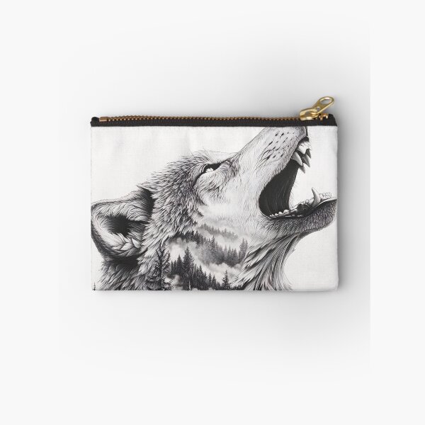 Item preview, Realistic Wolf pencil drawing  designed and sold by Pencil-Art.