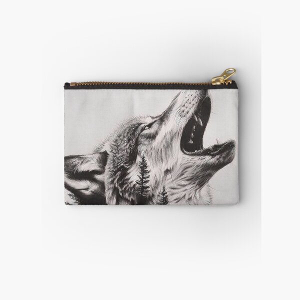 Item preview, Realistic Wolf pencil drawing  designed and sold by Pencil-Art.