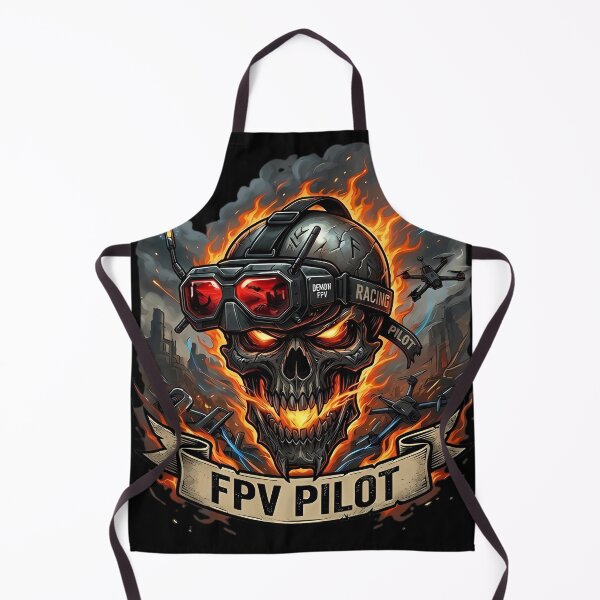 Item preview, FPV Drone Pilot Demonic Skull designed and sold by KwiatoS.