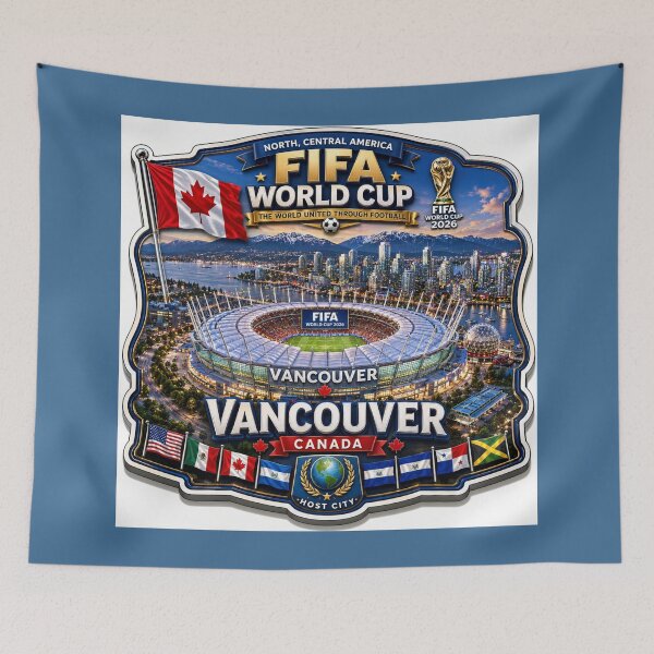 Item preview,  Vancouver FIFA World Cup 2026 Spectacular 3D Label  Label Text  designed and sold by PaintMeWorld.