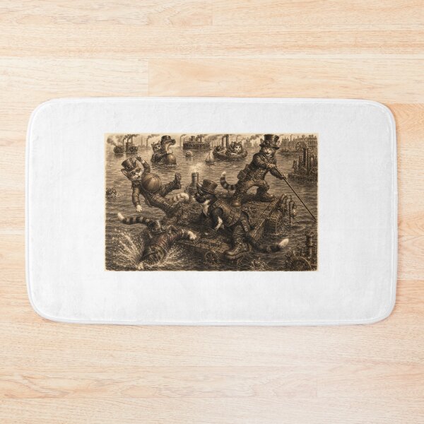Item preview,  EVERMORE966, VENI VIDI VICI- STEAMPUNK CATS! STEAMPUNK RAFTING! designed and sold by V3GFX.