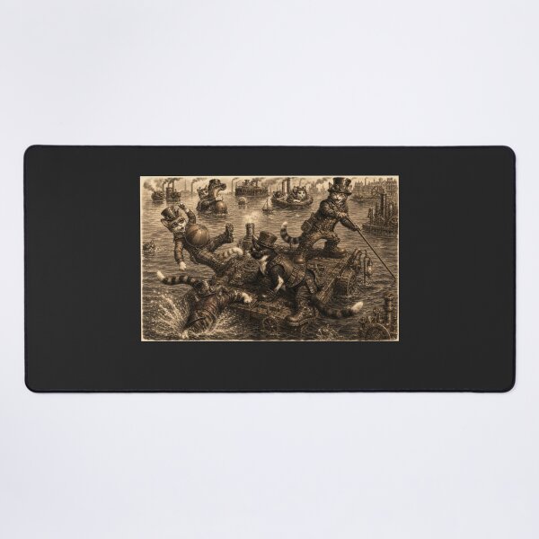 Item preview, EVERMORE966, VENI VIDI VICI- STEAMPUNK CATS! STEAMPUNK RAFTING! designed and sold by V3GFX.