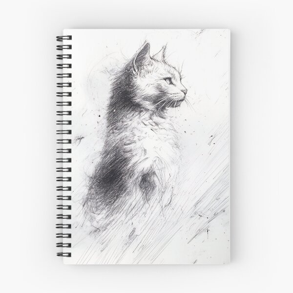 Item preview, Realistic cat pencil drawing designed and sold by Pencil-Art.