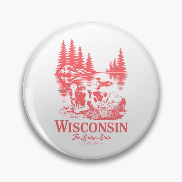 Item preview, Wisconsin The Badger State designed and sold by Whereiskim.