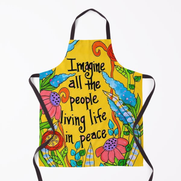 Item preview, Imagine Peace Typography Art designed and sold by deistfbahlsknz.