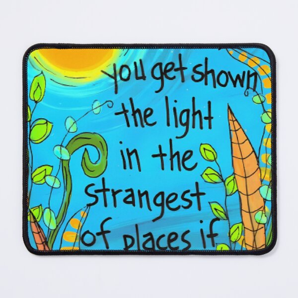 Item preview, Strangest of Places Starry Sky Quote designed and sold by deistfbahlsknz.