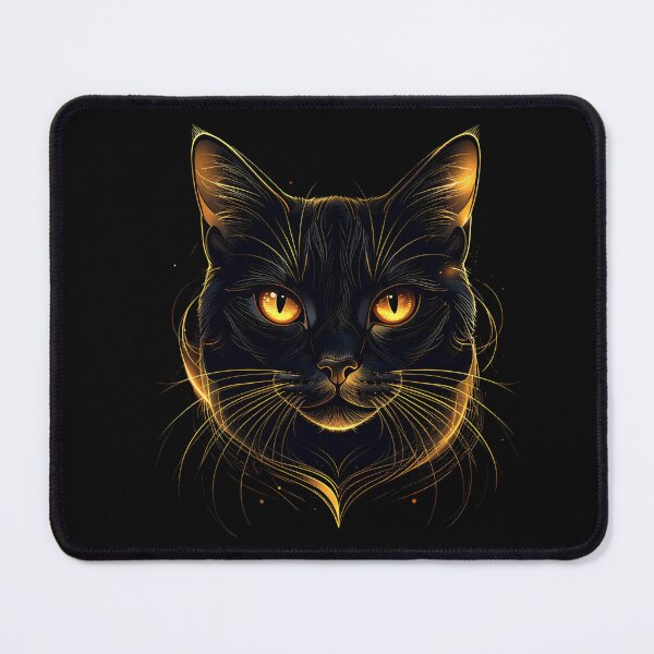 Item preview, Ethereal Glowing Black Cat Portrait T-shirt/Tee designed and sold by Alicjareign.