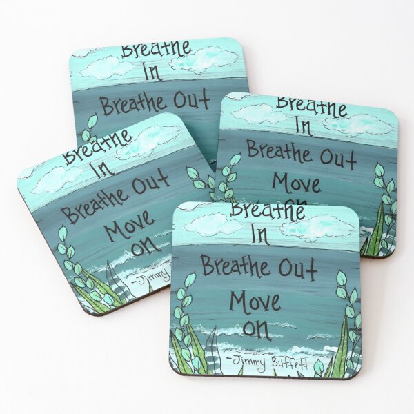 Item preview, Breathe In Ocean Breeze Typographic designed and sold by deistfbahlsknz.