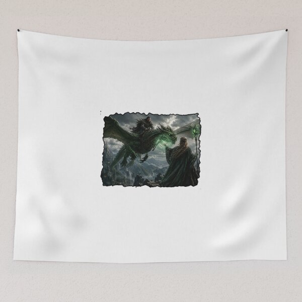 Item preview, Dragons of the Eternal Sky – Epic Fantasy Dragon Artwork designed and sold by NiggsWorld.