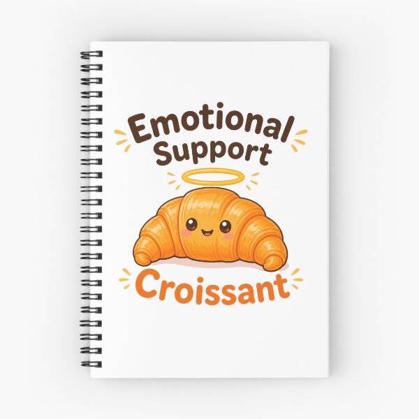 Item preview, Emotional Support Croissant Funny Bakery Food Lover Gift designed and sold by INVITOARTE.