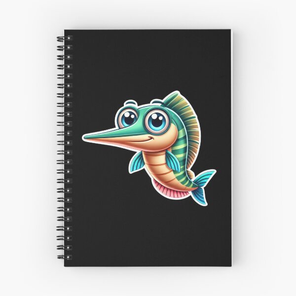 Item preview, Adorable Longnose Gar Fish designed and sold by Sillytoe.