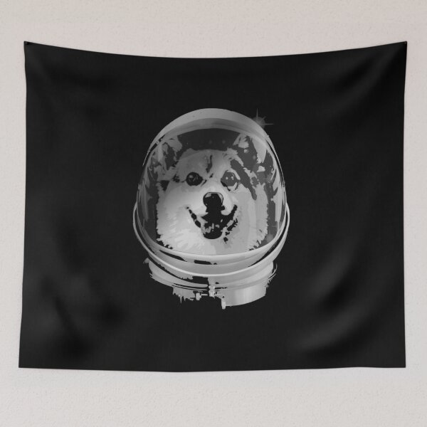 Item preview, Space Doge Shiba Inu Astronaut Helmet Design designed and sold by marke770.